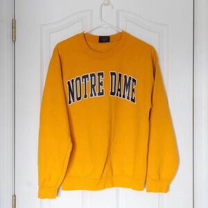 Notre Dame Yellow Crewneck